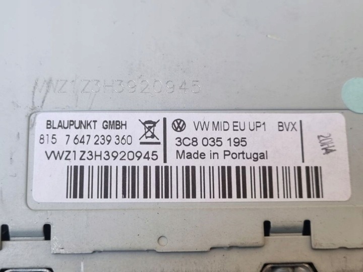 фото №7, Радио автомобильные volkswagen passat b6 2008 3c8035195