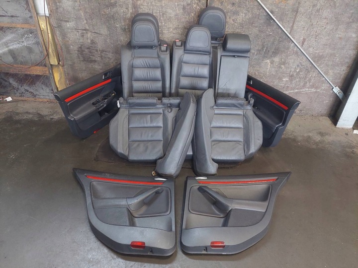 фото №1, Сидіння комплект лівий правий диван зад + обшивки vw golf v gti hb 5d