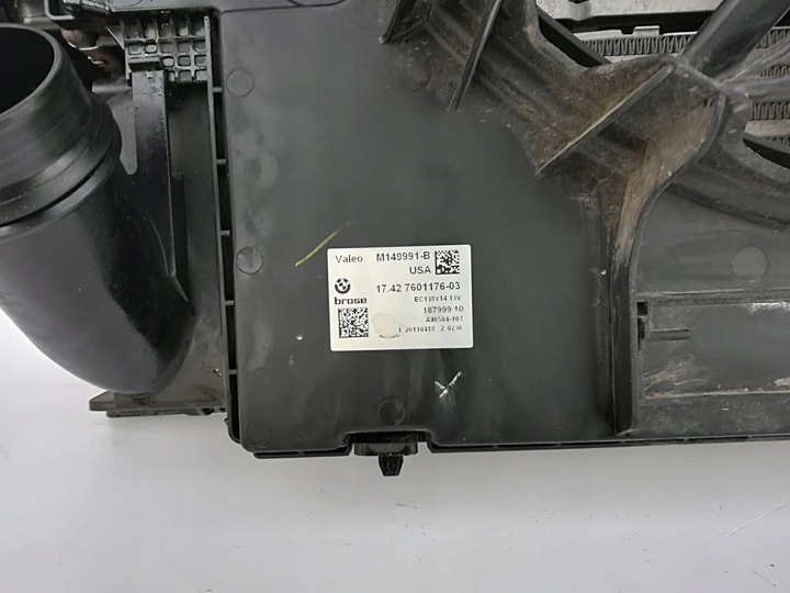 фото №8, Bmw f25 x3 f26 комплект радиатор 2.0d n47 7601176