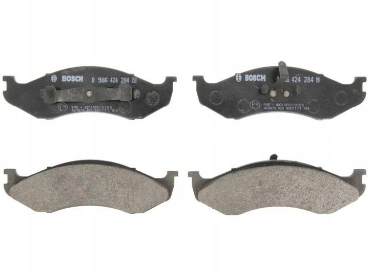 фото №12, Bosch 986 424 284 набір гальмівні колодки гальмівних, гальма дискові