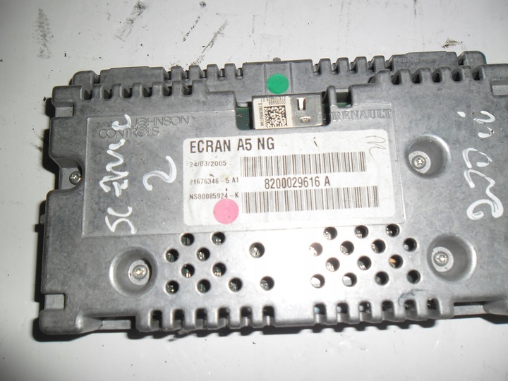 фото №1, Дисплей навігації renault 8200029616 a