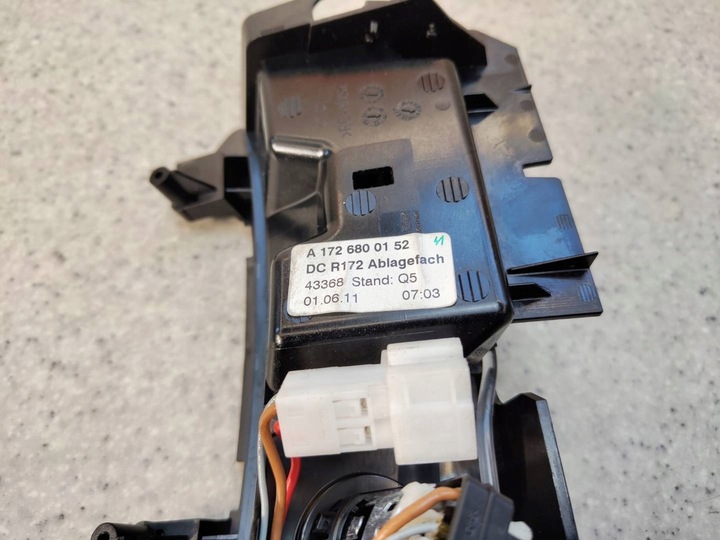 фото №5, Бардачок попільничка гніздо 12v mercedes r172 w172 slk - a1726800152