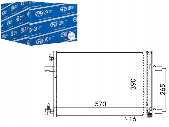 фото №1, Конденсатор кондиціонера era