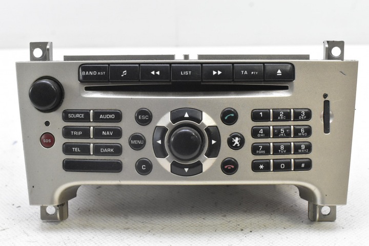 фото №1, Радіо радіопрогравач cd навігація телефон 96563012ef peugeot 607 1 i рестайлінг 04-08