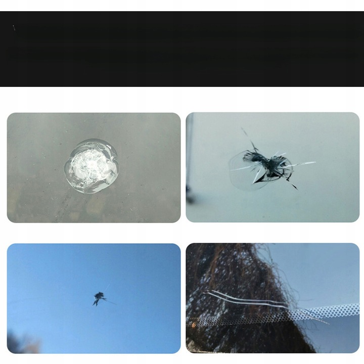 фото №8, Набор do ремонт pękniętej стёкла передний odpady стекло 10x3cm