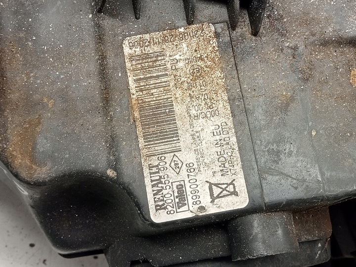 фото №10, Лампа права перед передня renault laguna ii рестайлінг ксенон 8200555906 європа
