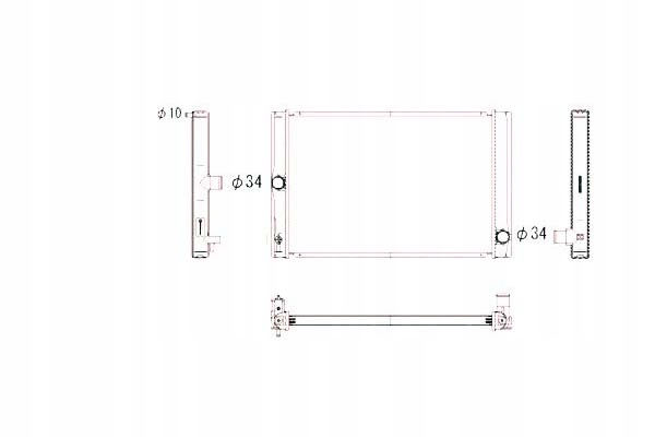 фото №12, Nrf 53764 радиаторов, система охлаждение двигателя