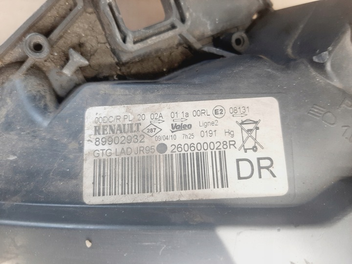 фото №13, Лампа перед передняя левая renault scenic iii 3 2008-2012 ксенон ксенон