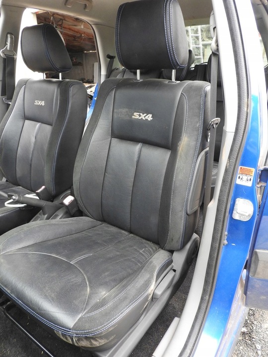 фото №9, Suzuki sx-4 sx4 сидіння правий лівий перед диван задня комплект обшивки шкіра