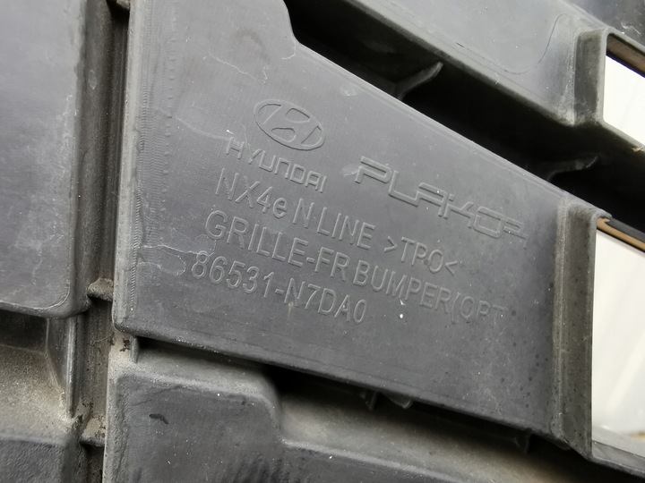 фото №9, Hyundai tucson iv 20- n-line решітка бампера передньої гарні 86531-n7da0