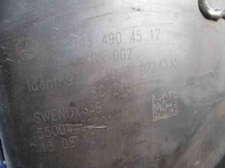 фото №5, Mercedes actros mp4 mp 4 каталізатор глушник 0034904512