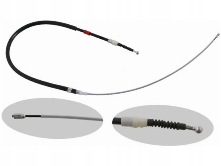 фото №1, Трос тормозная vw golf vi mk6 08-16 v mk5 03-09 plus 09-14 eos 06-15