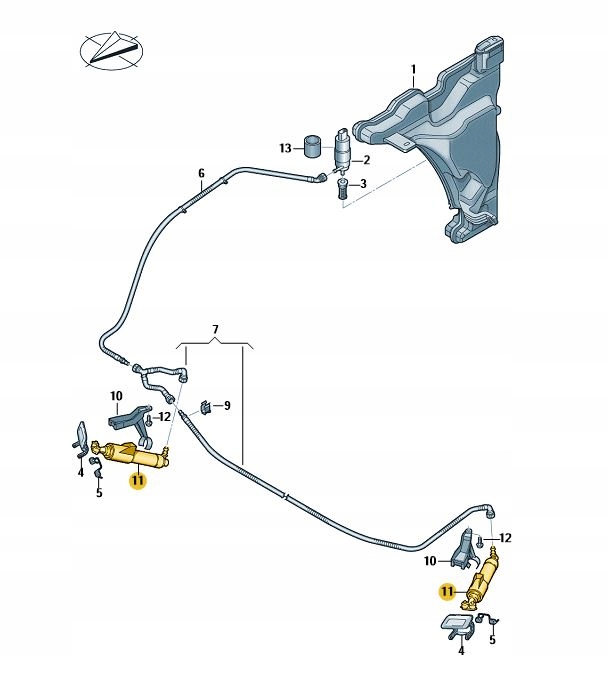 фото №2, Розпилювач фара лівий audi a4 b9 рестайлінг