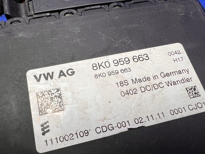 фото №5, Audi a6 a7 c7 4g модуль напряжения 8k0959663d