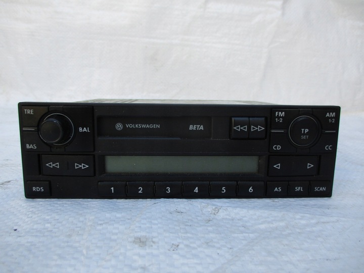 фото №1, Vw golf радіо vw beta 1j0035152e