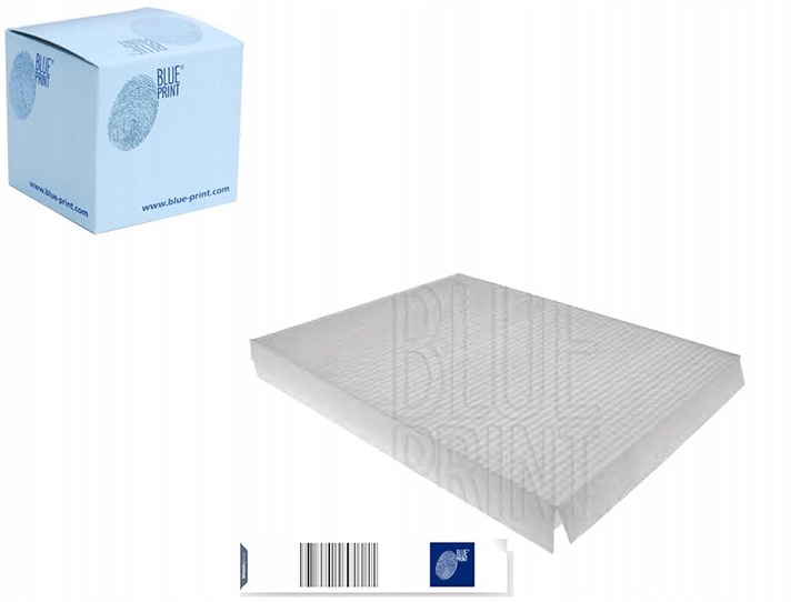 фото №1, Синий print фильтр салонный hyundai santa fe ii 2.4