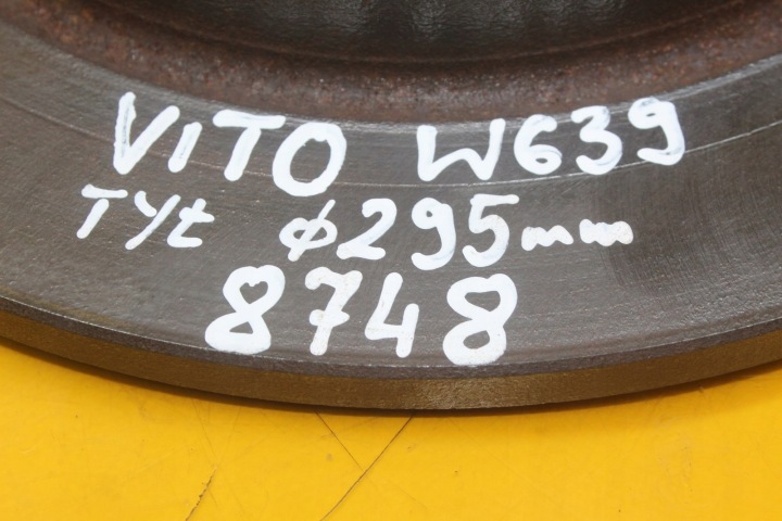 фото №8, Диск гальмівна зад mercedes vito w639