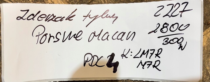 фото №6, Бампер kpl. зад задний porsche macan цвет: lm7r m7r pdc 4 1