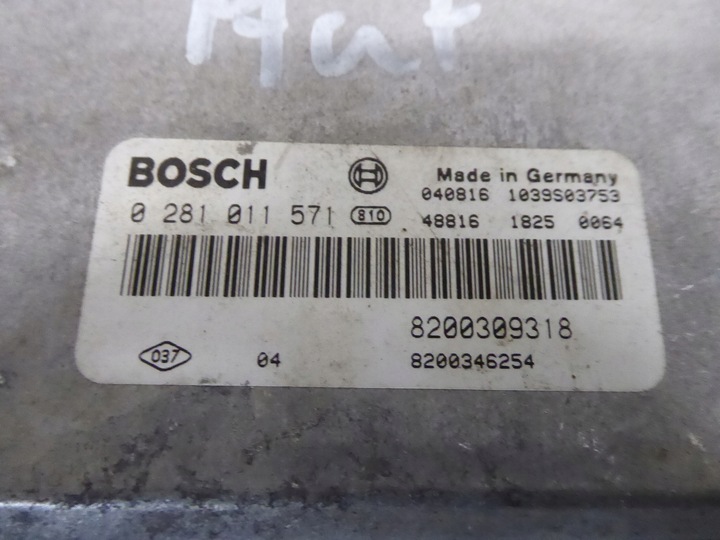 фото №3, Набір стартовий імобілайзер комп'ютер renault laguna 2 ii 2.2 dci