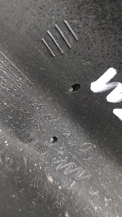 фото №7, Mercedes w207 cabrio защита стойка стёкла передний