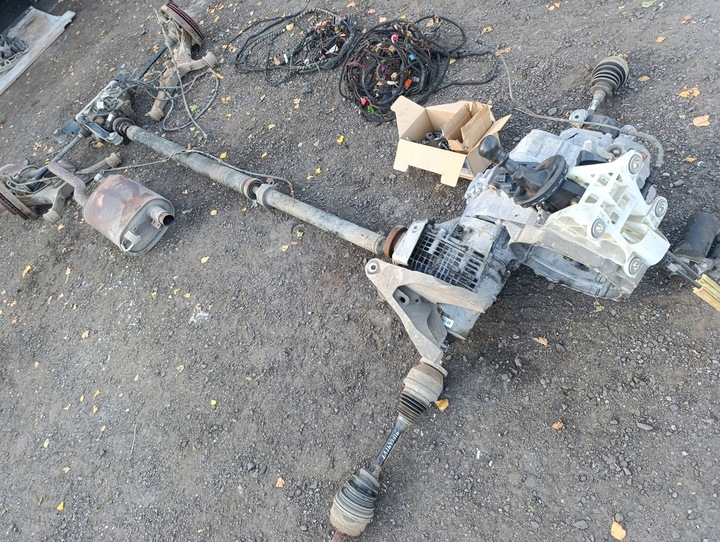 фото №9, Vw t5 рестайлінг 2.0tdi привід 4x4 swap коробка передач міст редуктор wał піввісь вихлоп