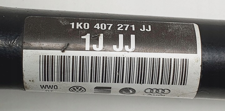 фото №6, Піввісь лівий перед vw golf vi 1.4 tsi 1k0407271jj