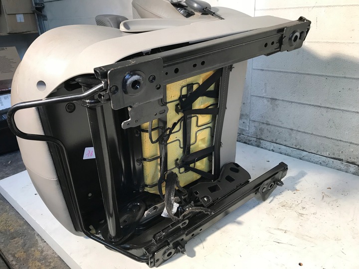 фото №10, Сидіння лівий водія renault clio iii рестайлінг 09-12 напівшкіра сірий beż