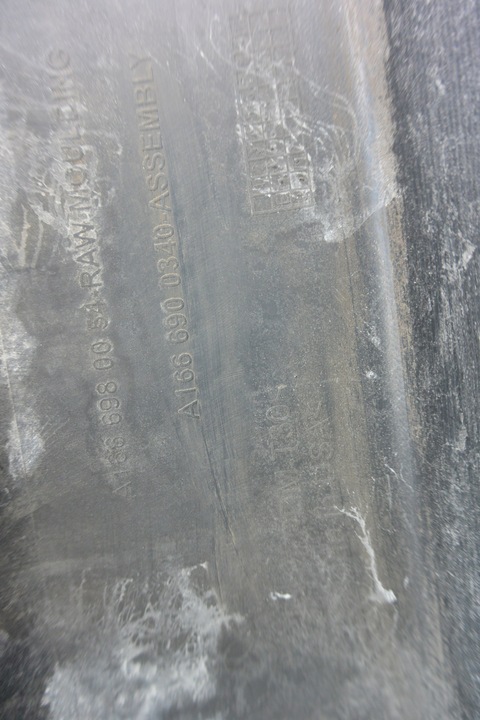 фото №12, Накладка ліва mercedes ml w166 11-15 поріг лівий планка порогова