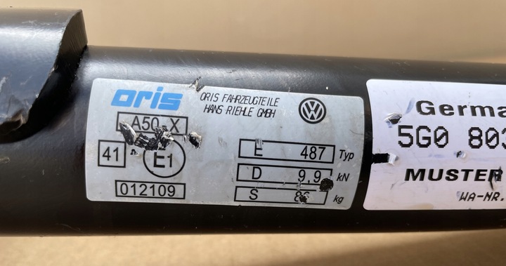 фото №9, Hak буксирувальний установка vw golf 7 vii 5g0803880c новий оригінал