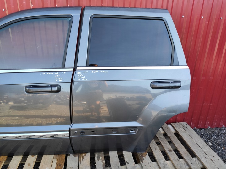 фото №3, Jeep grand cherokee wk дверь левый зад тёмный серый bdb оригинал