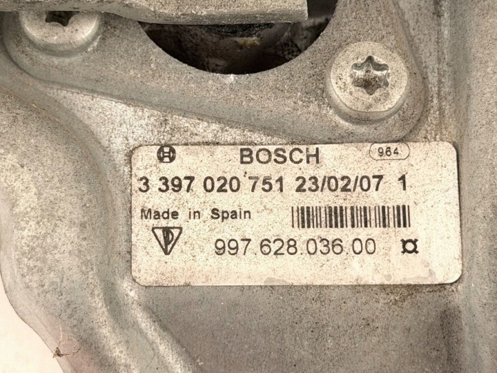 фото №12, Porsche boxster 987 2007 механізм склоочисника з двигун 99762803600