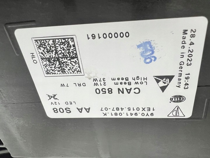 фото №14, Porsche cayenne iii рестайлінг 9y0 lci повний led лампа ліва права