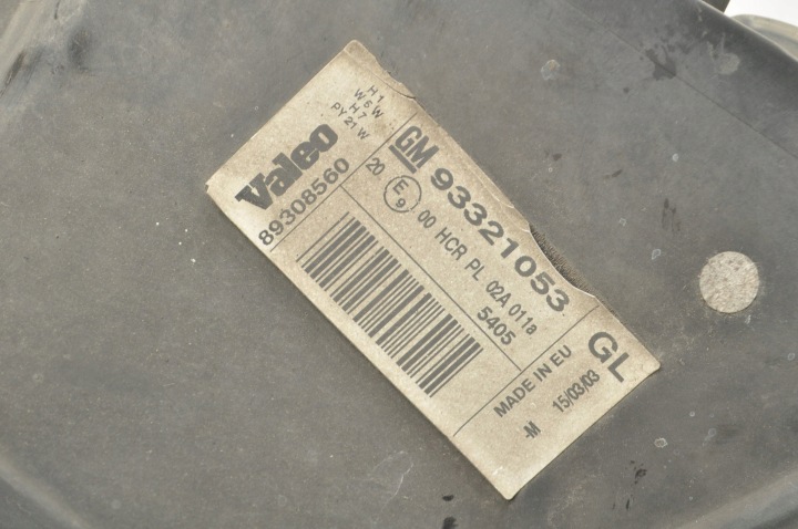 фото №8, Opel meriva a фара правая передняя 89308560 93321053 eu