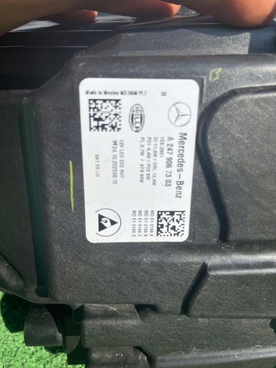 фото №13, Фара ліві перед mercedes glb рестайлінг a2479067303 w247 повний led oem номер eu гарна