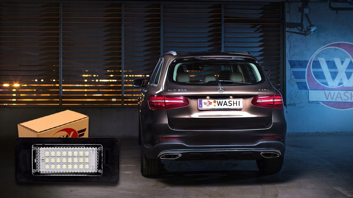 фото №12, Led подсветка номерного знака регистрационный washi