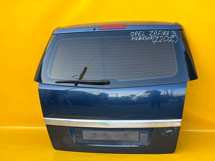фото №10, Кришка багажника комплектна opel zafira b 2006-2014r код фарби z20z .