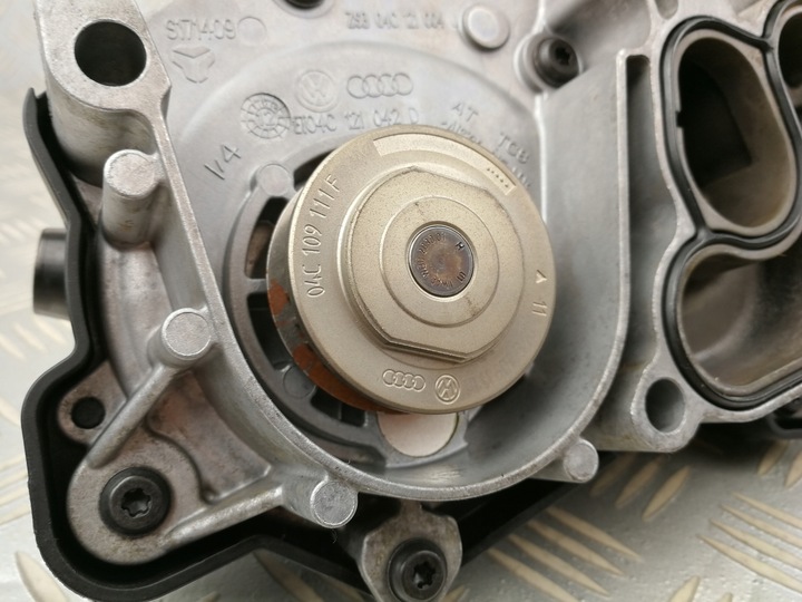 фото №12, 04c121121c 04c121004j насос води термостат vw polo 6c skoda fabia 3 1,0 mpi