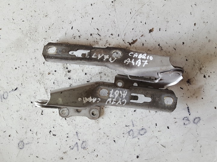 фото №1, Audi a4 b7 04-07 cabrio петли капота комплект ly7w