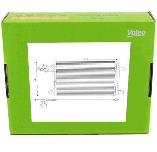 фото №1, Valeo 817777 конденсатор, кондиционер