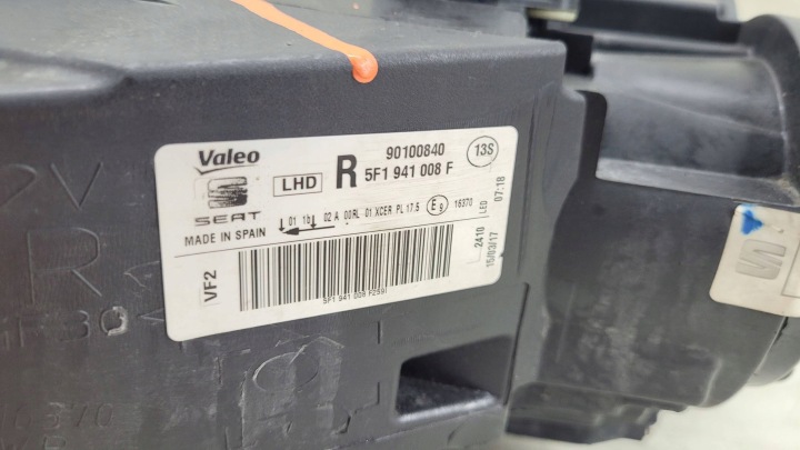 фото №9, Seat leon 3 iii рестайлинг 5f led правая фара передняя перед фара 5f1941008f