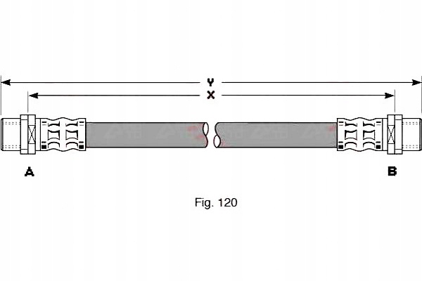 фото №15, Шланг гальмівний гнучкий trw pha294 8d0611707