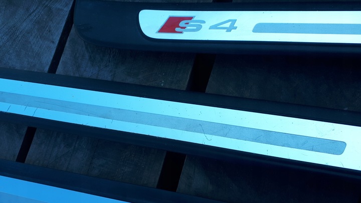 фото №4, S4 b8 рестайлінг планки порогові sline накладки na пороги