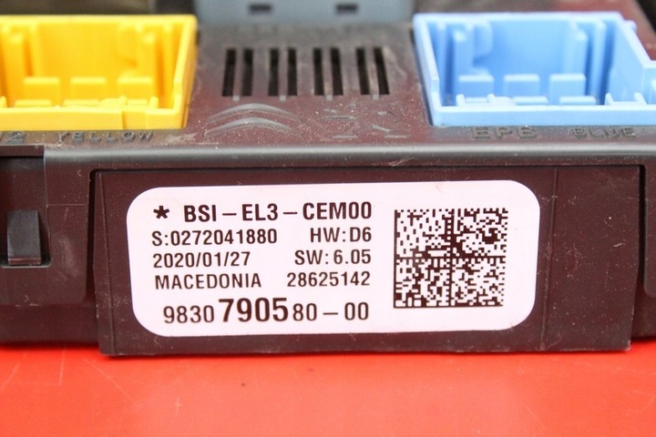 фото №9, Коробка запобіжників bsi 9830790580 citroen c3 3 iii 1.2 vti 83 km 16-20