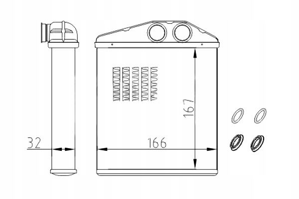 фото №2, Отопитель corsa c 00- hart