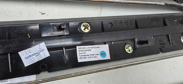 фото №10, Audi a8 d3 декори планки двері дерево