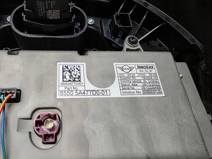фото №8, Дисплей навигации mini f55 f56 f60 5a0a3e9 5a0a3e9 9878719 27