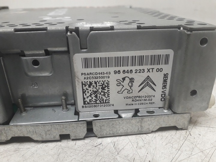 фото №8, Citroen c4 picasso 06-13 радиопроигрыватель cd mp3 96646223xt00