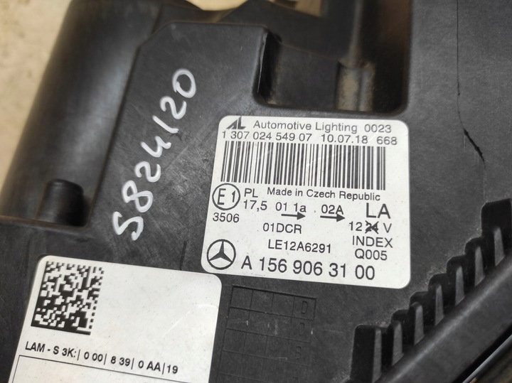 фото №9, Mercedes gla w156 13- лампа ліва перед ксенон a1569063100