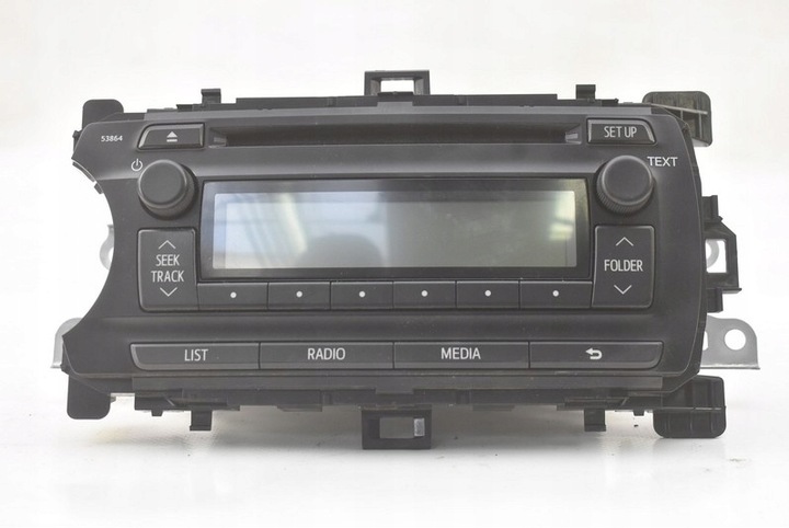 фото №1, Радио радиопроигрыватель cd rds 86120-0d640 toyota yaris 3 iii 10-14