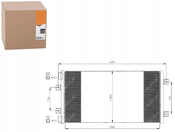фото №11, Радіаторів кондиціонера nrf 35492 46799862